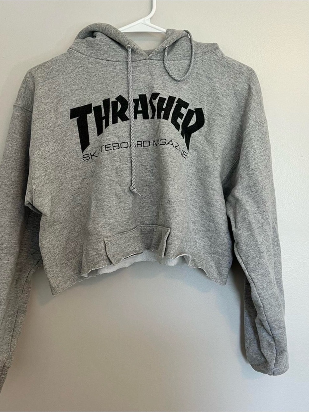 Thrasher cropped hoodie